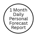 1 Month, Daily Personal Forecast Report