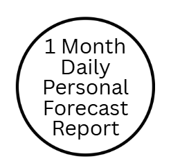 1 Month, Daily Personal Forecast Report